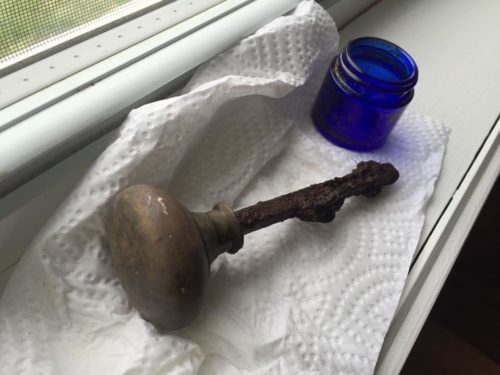 Door Knob and Bottle