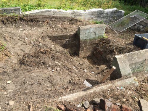 Half Dug Root Cellar