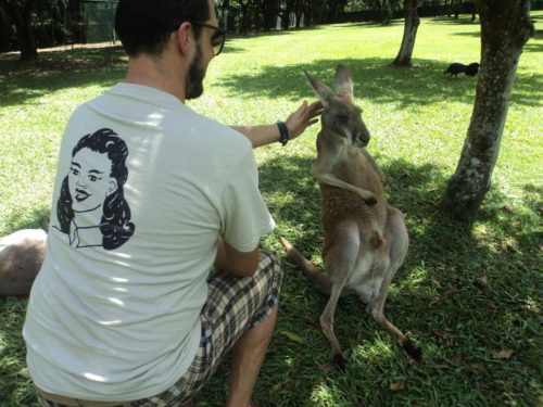 Larry and a Kangaroo