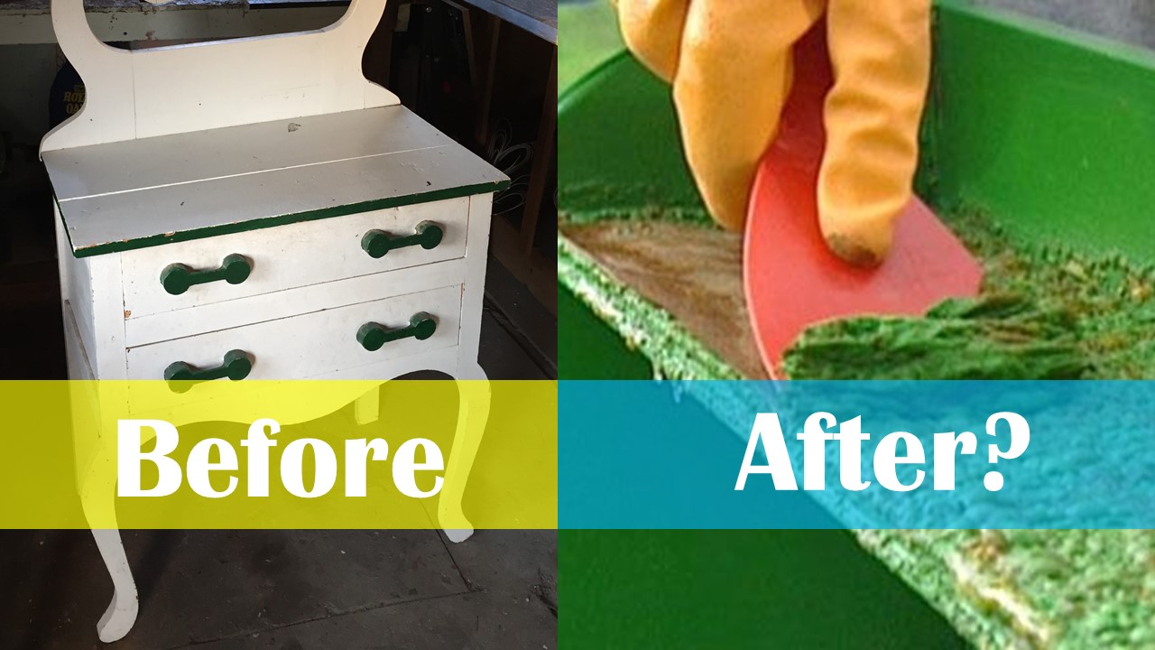 Another DIY Fail? Our Attempt at Paint Stripping Furniture picture