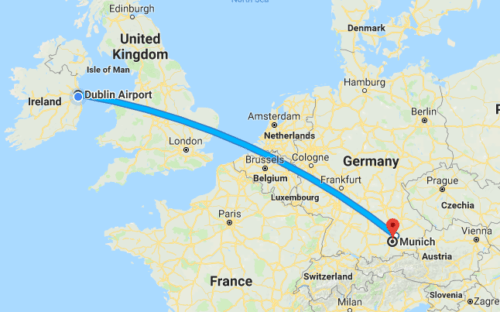 Dublin to Munich