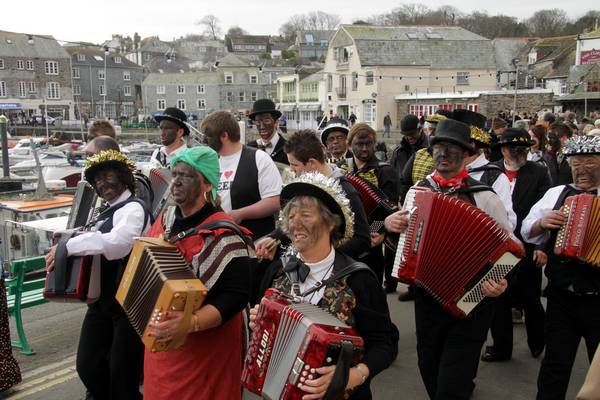 Mummers in Padstow, Cornwall