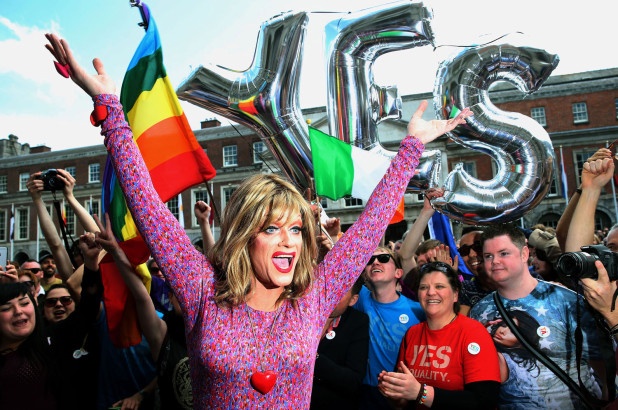 Panti Bliss at Ireland Marriage Equality Rally