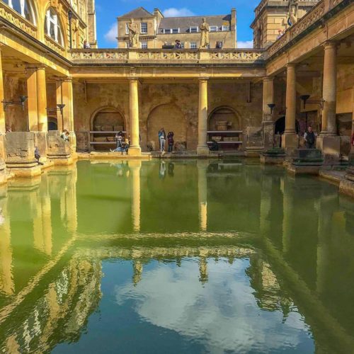 The Roman baths in Bath, England
