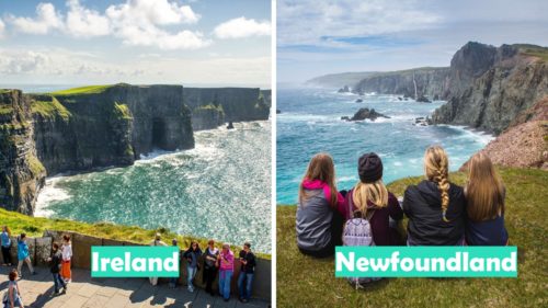 Ireland vs Newfoundland (Cliffs)